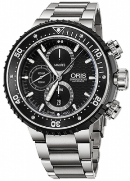 Buy this new Oris ProDiver Chronograph 51mm 01 774 7727 7154-Set mens watch for the discount price of £2,890.00. UK Retailer.